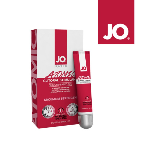 JO(제이오) 아토믹 클리토럴 스티뮬런트 10ml,(애널자극- 강렬한 워밍효과, 45분간지속)