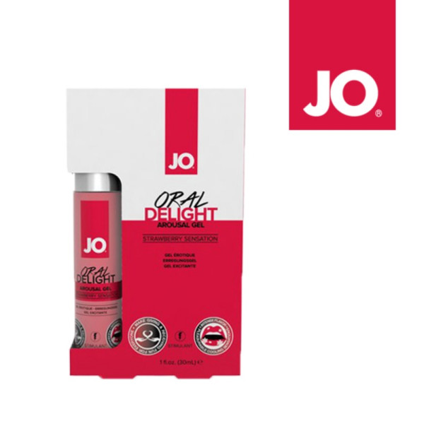 JO(제이오) 오랄 딜라이트 어로우즈 젤 스트로베리 30ml (달콤한 딸기맛, 오랄용)