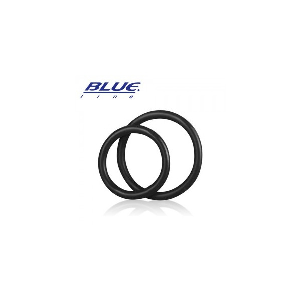 [BLUE] 실리콘 콕링 2링 셋트 블루/블랙