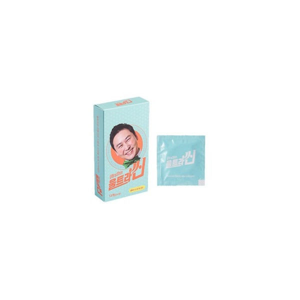 [신동엽 콘돔] 울트라씬 굴곡 12P (도트처리 링처리 굴곡처리 3 in 1)