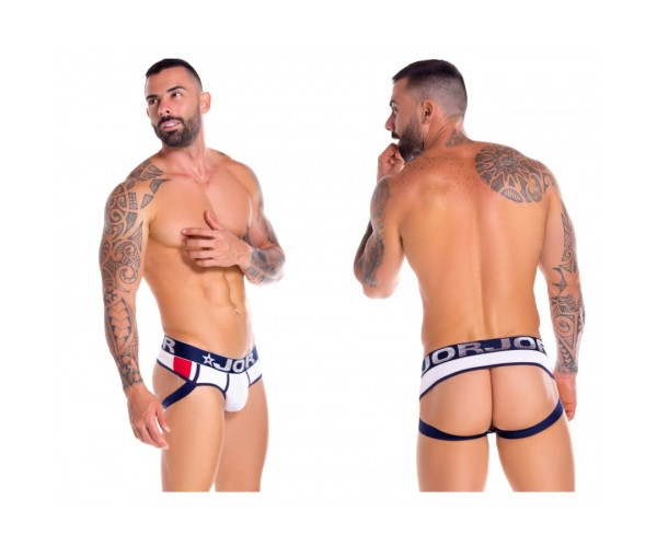 [JOR] Tokio Jockstrap White (0847)