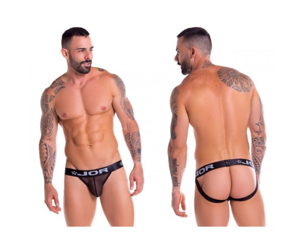 [JOR] Mesh Jockstrap Black (0885)