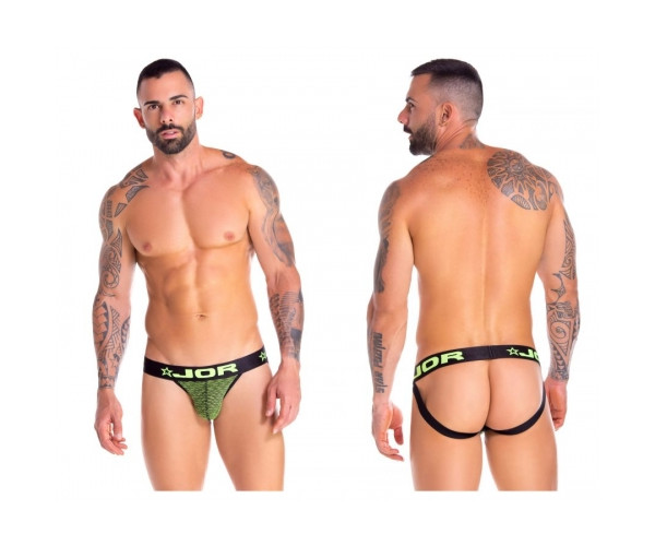 [JOR] Neon Jockstrap Black (0820)