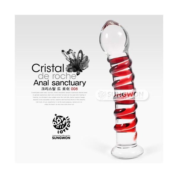 [애널마사지] 크리스탈 드로쉬 008 (16cm * 3.5cm)