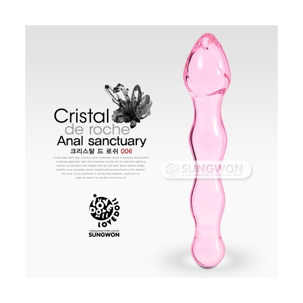 [애널마사지] 크리스탈 드로쉬 006 (20cm * 3.8cm)