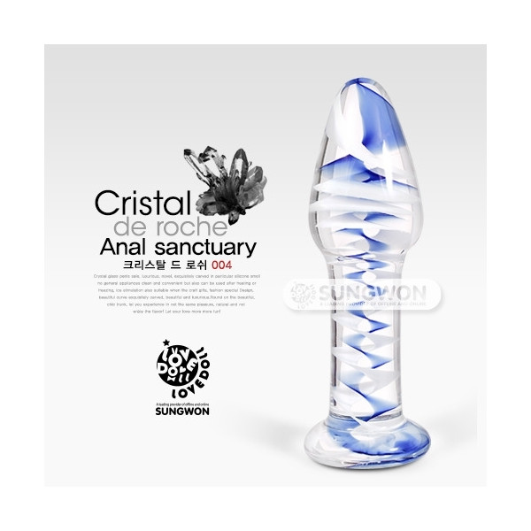 [애널마사지] 크리스탈 드로쉬 004 (13cm * 3.8cm)