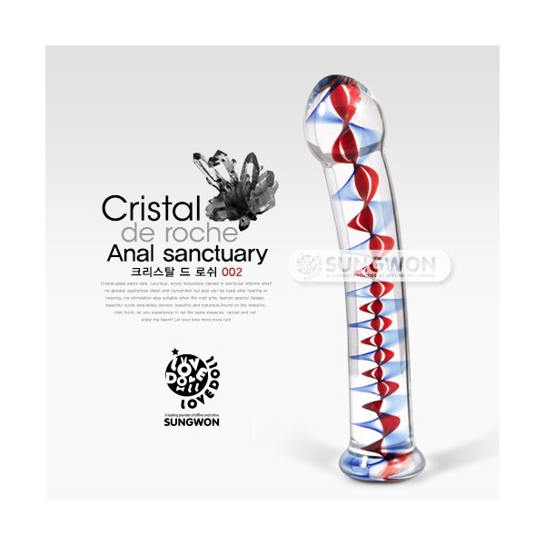[애널마사지] 크리스탈 드로쉬 002 (18cm * 3.4cm)