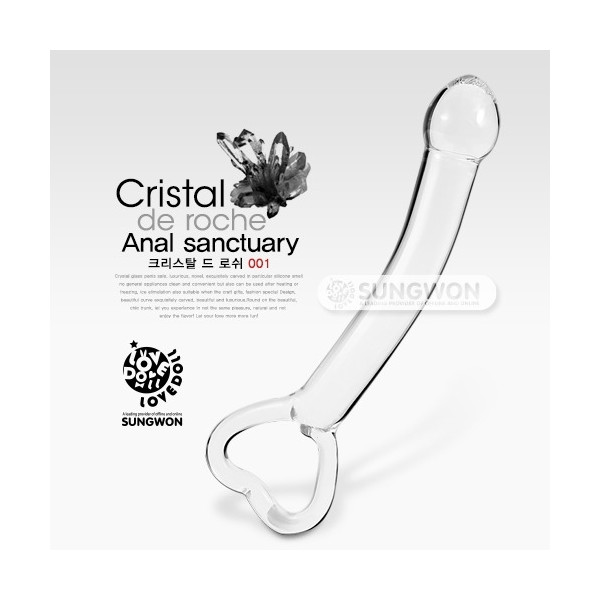 [애널마사지] 크리스탈 드로쉬 001 (23cm * 3.4cm)