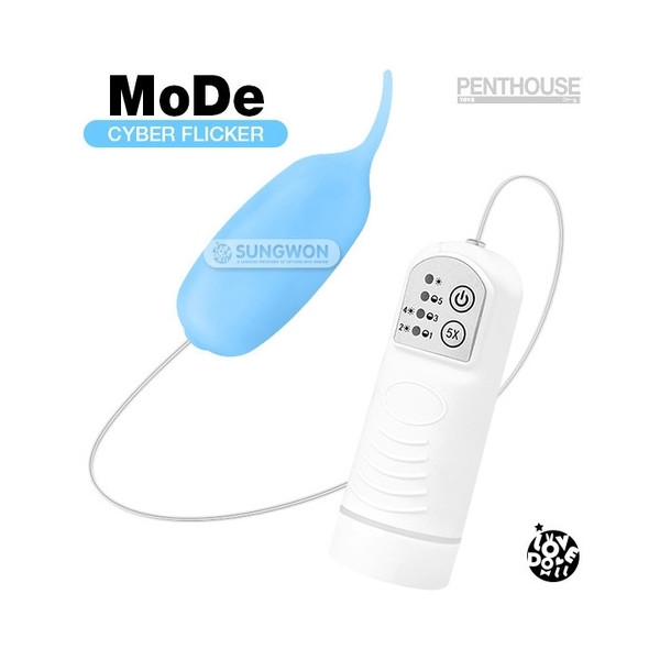 [유선바이브] 미국PENTHOUSE 모드 사이버 플릭커 (블루/핑크) 강력한 촉수 5단 진동!!