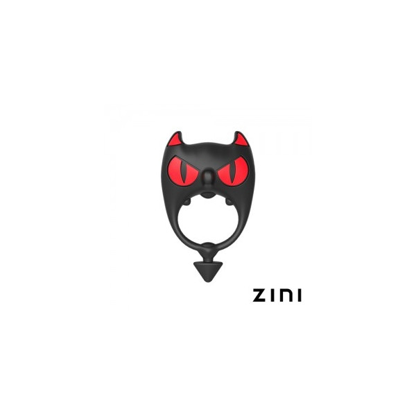 [진동콕링] ZINI 굵은악마 (블랙/레드) 진동 페니스 링 (가격인하)