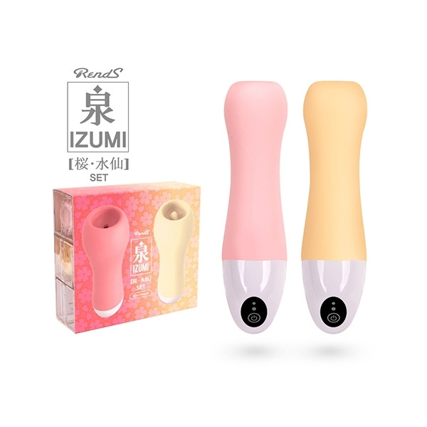 [바이브레이터세트] 이즈미 2p SET (진동과 상하 움직임1P, 진동과 흡입모드 1P)