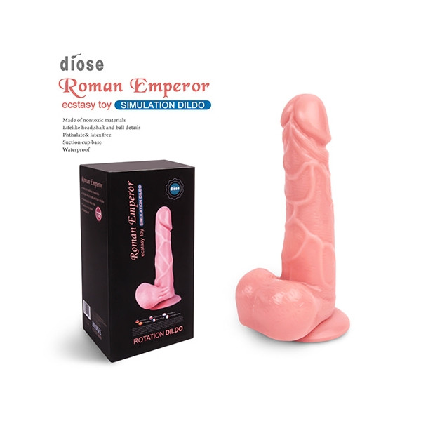 [흡착형딜도] 로먼 엠퍼러(중) 16.3cm * 3.3cm