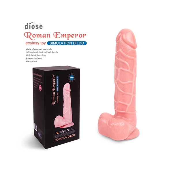 [흡착형딜도] 로먼 엠퍼러(대) 18.8cm * 3.5cm